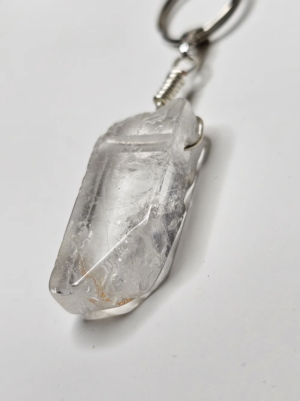 Crystal Keychain Key & Card Holder - Clear